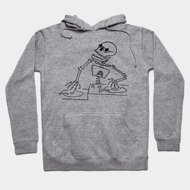 Skeleton DJ Hoodie by AyyGato